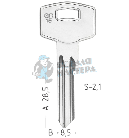 GRA2 GEA-5D GR15 - Чертеж