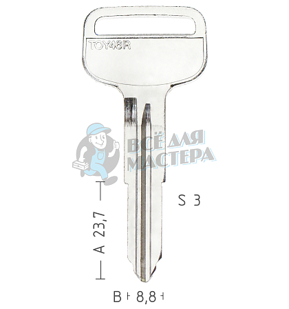 TOYO17 TY44R TOY46R  - Чертеж
