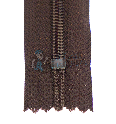 Молния обувная т7, 35см Коричневый