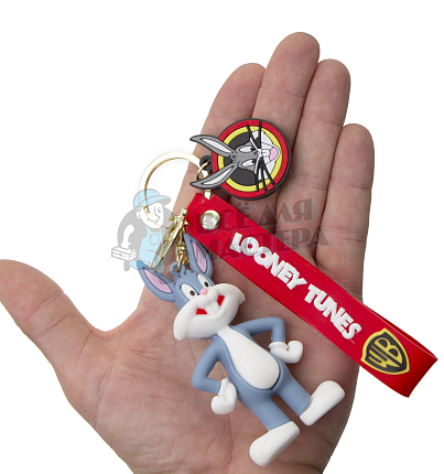 Брелок для ключей "Заяц Bugs Bunny" + карабин