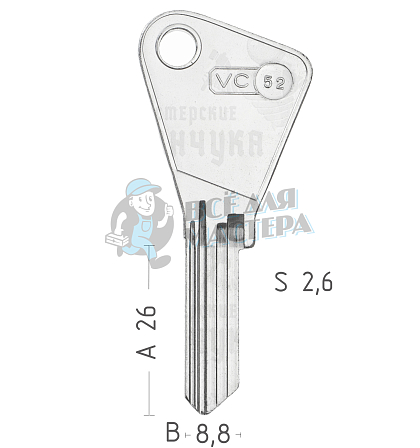 VC52  VA-48  VAC84  VA129  - Чертеж