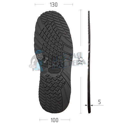 Подошва PILIGRIM PF7005 черный