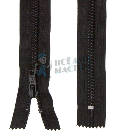 Молния №7 40см Чёрный