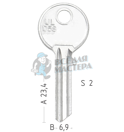U-3D UL058 U5PD КНР - Чертеж