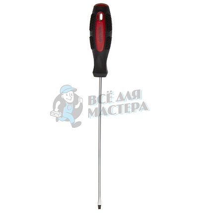 Отвертка прямая шлица 3.0х150мм CrV арт 0135 "Люкс"