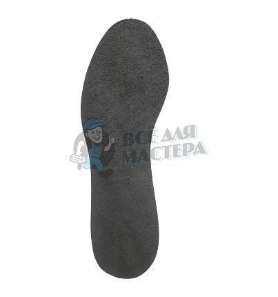 Стельки из натуральной кожи, р-р 40-41, цв.черный (толстые)