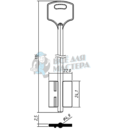 ELB11D (желтый)