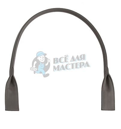 Ручка сумочная круглая с широким креплением 70см Китай Темно-серый