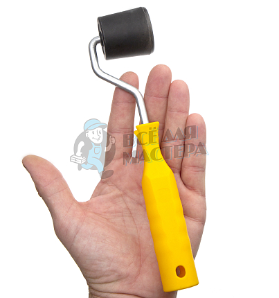 Ролик для швов конической формы D35х40мм пластмассовый с ручкой