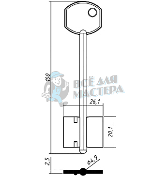 RGL1D (желтый)
