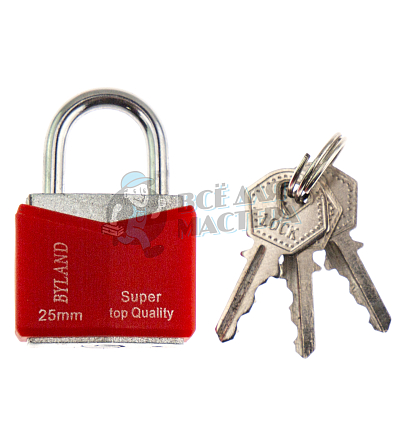 Навесной замок "BAGLOCK", 25мм