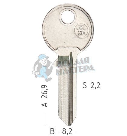 JWL9D JOW12 +106 - Чертеж
