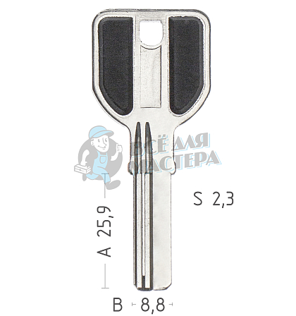 MCM-2D 2П. 26MM (черный) под бронь КНР - Чертеж
