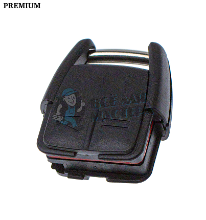 Корпус ключа 2 кнопки без жала разб. (корот. ушки) OPEL КНР