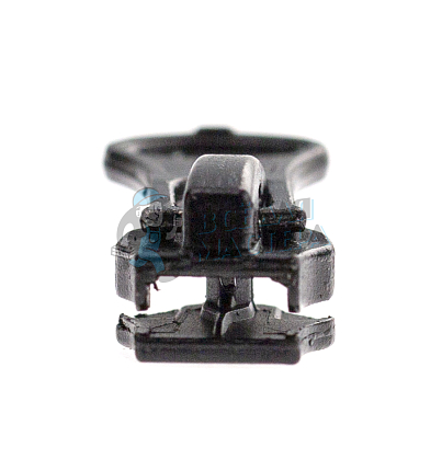 Бегунок для спиральной молнии, тип 7, автомат, "ГРУША" цв. черный 322 