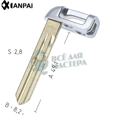 Лезвие 1229/Hyundai левое  КНР