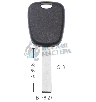 Заготовка ключа TP00HUHCAP T00HF63P HU83TE CITROEN