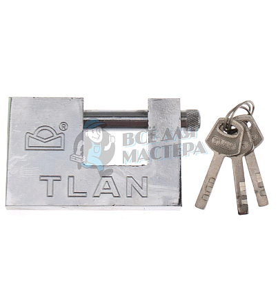 Навесной замок "TLAN" hardened 85мм 