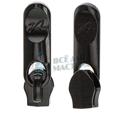 Бегунок для спиральной молнии, тип 5,галант №530 цв.черный 322