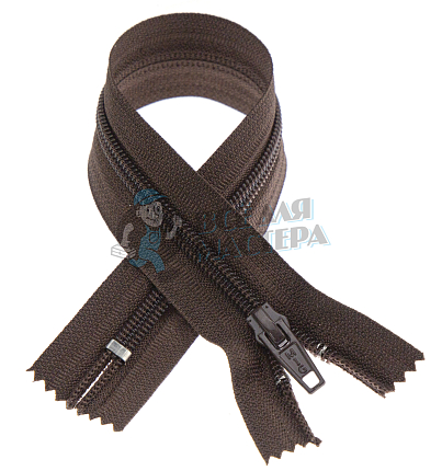 Молния 30 см Коричневый
