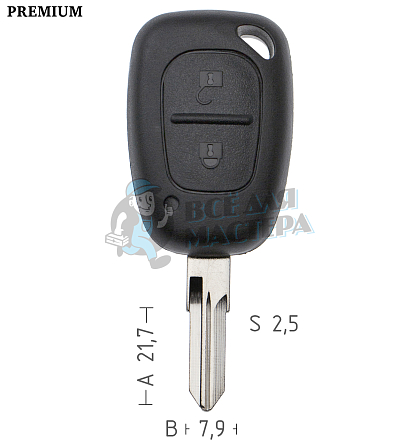 Корпус  Renault VAC102 2кн.ремкомплект  КНР// - Чертеж