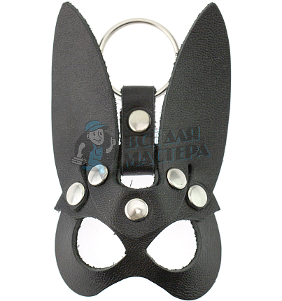 Брелок Зайка, цв.черный