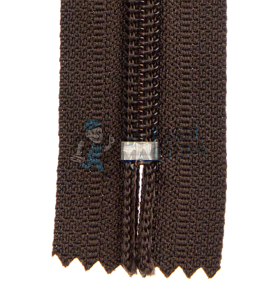 Молния №7 25см Коричневый