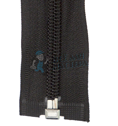 Молния спиральная (витая) тип 5 60см разъем цв 322 черный груша РЕВЕРС