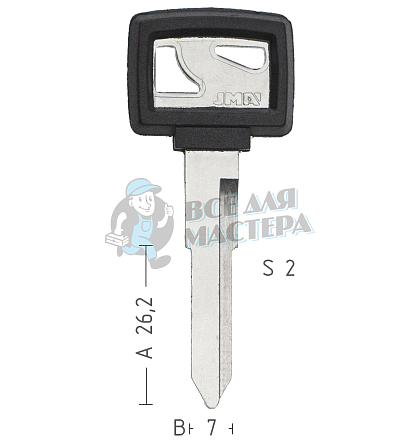 HD39P/HD39P22  HOND-20P HON42AP HONDA, шляпка металл + пластик - Чертеж