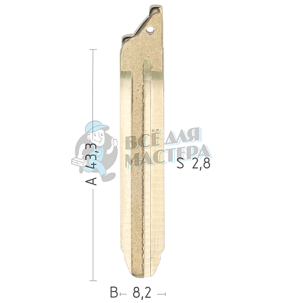 Лезвие №114 TOYO-15 TOY43 TR47 TOYOTA КНР