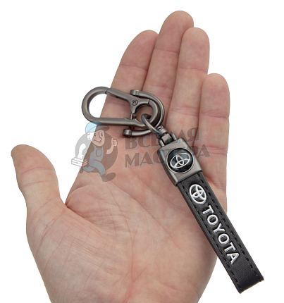 Авто карабин кожаный TOYOTA