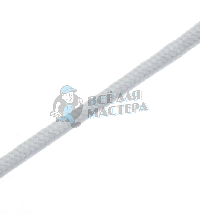 Шнурок белый, круглый стандартный 60 см (Art.405)