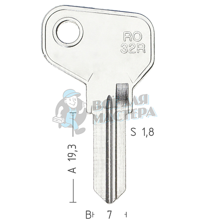 AB-8I R28 RO32R - Чертеж