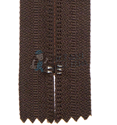 Молния №7 25см Коричневый