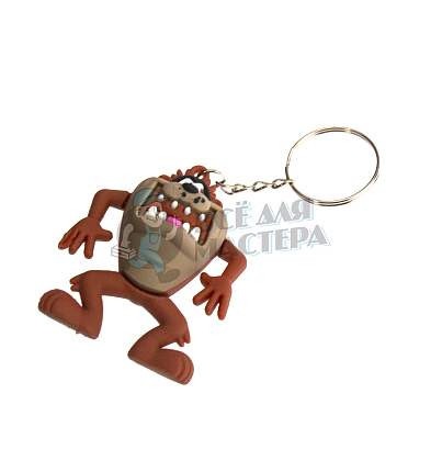 Брелок для ключей "Тасманский Дьявол" с кольцом