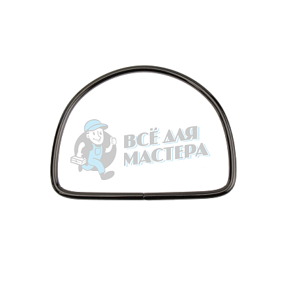 Ручка для сумки, полукольцо, цв.темн.никель