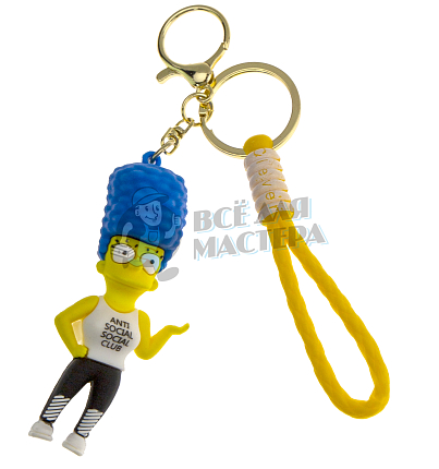 Брелок для ключей "Симпсоны : Мардж" + карабин