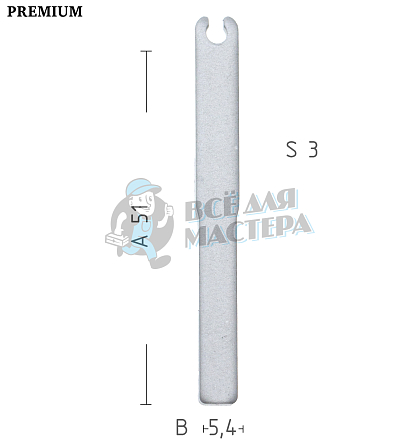 Лезвие FO-24 HU101 HF65 2 //    КНР - Чертеж