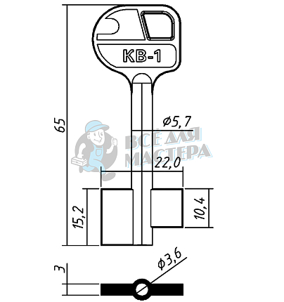 KVI1D (желтый)