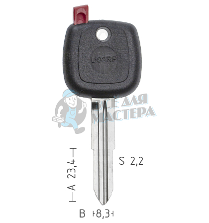 T00DS2RP TP00DAI-1P DH4RPT0 а/пласт.с мест.п/чип DAIHATSU - Чертеж
