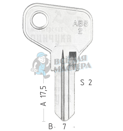 AB6I  ABS2  ABS2 - Чертеж
