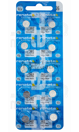 Батарейка часовая RENATA R362 SR721SW BL10 (10/100)