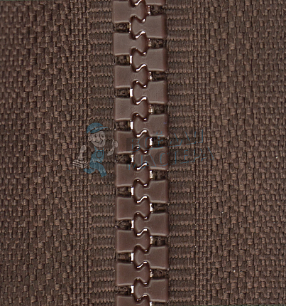 Молния Трактор "JUDSON", 80см, Тип-5, разъёмная двухзамковая, цв.т/коричневый