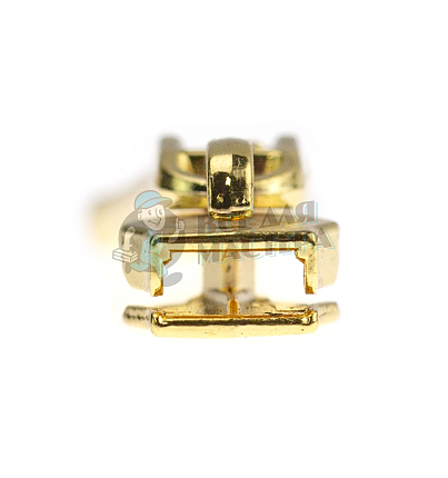 Бегунок для спиральной молнии, тип 5, сумочный N2, цв. золото