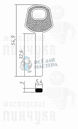 SOLEX квадр.(PTL101-canas) (33×5.5x3) КНР