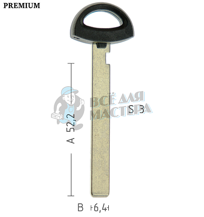 Лезвие BM6P HU92 HF70P171 2 КНР // - Чертеж