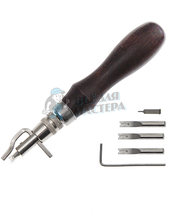 Канавкорез многофункциональный с деревянной ручкой