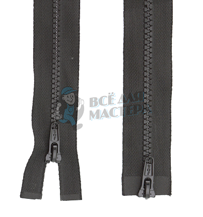 Молния Трактор "JUDSON", 120см, Тип-5, разъёмная двухзамковая, цв.черный