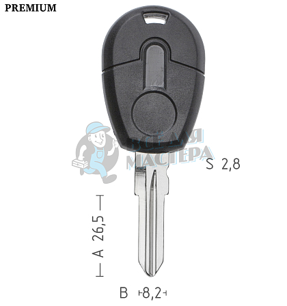 Корпус Fiat GT15 КНР - Чертеж