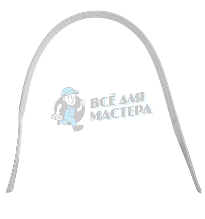 Ручка сумочная круглая с уз. креп. (12), 75см, цв.белый